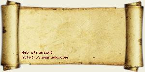 Jovana Jerković vizit kartica